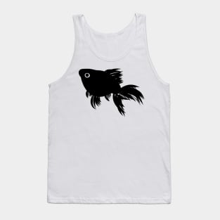 Goldfish Black White 4 Tank Top